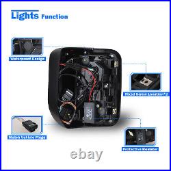 Flush Mount LED Tail Lights For 2019-2023 Jeep Gladiator JT Red Sequential Lamps