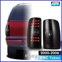 For 00-06 Chevy Suburban LED Replacement Tail Lights Black/Smoke PAIR