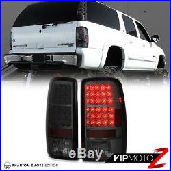 For 00-06 Chevy Tahoe/Suburban LT Headlights Bumper Smoked LED Tail Lights Lamp