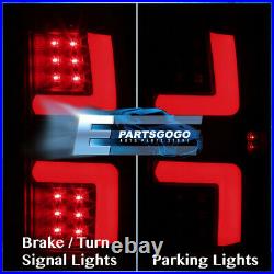 For 02-06 Dodge Ram 1500 2500 3500 Black Smoke LED Brake Tail Lights Lamps Pairs
