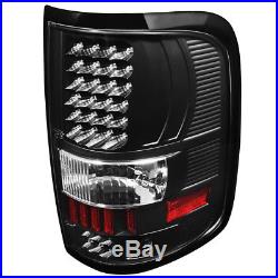 For 04-08 F150 Blk Pro Headlights + LED Tail Lights Signal + LED 3rd Brake Lamp