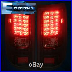 For 04-08 Ford F150 Styleside Led Tail Lights Lamp Black Smoke Rh Lh Assembly