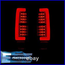 For 04-12 Canyon Colorado Tube Style LED Tail Lights Lamps Black Housing Smoked