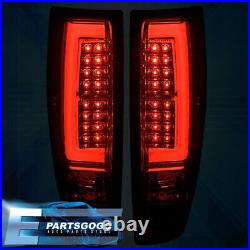 For 04-12 Canyon Colorado Tube Style LED Tail Lights Lamps Chrome Housing Smoked