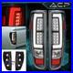 For 04-12 Chevy Colorado LED Tube Black Tail Lights Clear Signal Lamps Assembly