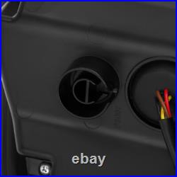 For 07-08 Dodge Ram Alpha Black Clear Lens Luxx Sequential LED Tail Lights Lamps