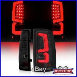 For 07-13 GMC Sierra 1500 2500 3500 New Smoke ERROR FREE LED Tube Tail Lights