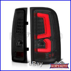 For 07-13 GMC Sierra 1500 2500 3500 New Smoke ERROR FREE LED Tube Tail Lights