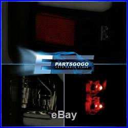 For 07-13 Silverado Lh Rh Led Bar Smoked Tail Lights Lamp Replacement Assembly