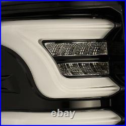 For 09-14 Ford F150 Jet Black LED Tail Lights Rear Brake Lamps Pair