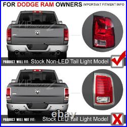 For 09-18 Dodge Ram 1500 2500 3500 Smoke Tinted LED Brake Tail Light Signal Lamp