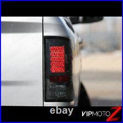 For 09-18 Dodge Ram 1500 2500 3500 Smoke Tinted LED Brake Tail Light Signal Lamp
