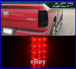For 09-18 Ram 1500 Replacement LED Style Brake Stop Tail Lights Lamps Set Smoked