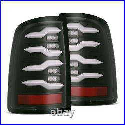 For 10-18 Dodge Ram 1500 2500 Luxx Black Sequential LED Tail Lights Lamps Pair