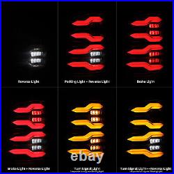 For 10-18 Dodge Ram 1500 2500 Luxx Black Sequential LED Tail Lights Lamps Pair