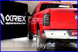 For 10-18 Dodge Ram 1500 2500 Luxx Black Sequential LED Tail Lights Lamps Pair