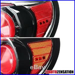 For 12-16 Scion FRS/Subaru BRZ/ Toyota 86 Slick Black LED Rear Tail Brake Lights