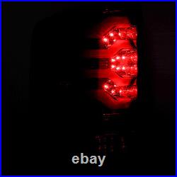 For 14-18 CHEVY SILVERADO RED SMOKE LED Tail Lights Pair ALRHAREX