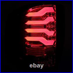 For 14-18 CHEVY SILVERADO RED SMOKE LED Tail Lights Pair ALRHAREX