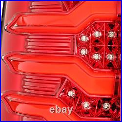 For 14-18 CHEVY SILVERADO RED SMOKE LED Tail Lights Pair ALRHAREX