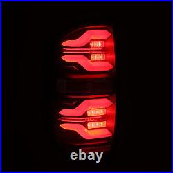 For 14-21 Toyota Tundra Luxx Alpha Black Sequential LED Tail Lights Lamps