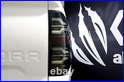 For 14-21 Toyota Tundra Luxx Alpha Black Sequential LED Tail Lights Lamps