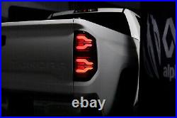 For 14-21 Toyota Tundra Luxx Alpha Black Sequential LED Tail Lights Lamps