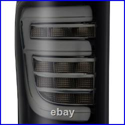 For 15-20 Ford F150 AlphaRex PRO-Series LED Tail Lights Black Housing Smoke Lens