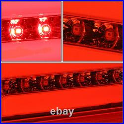 For 1990-1997 Ford F150 F250 Bronco Styleside LED Bar Tail Brake Light Lamps Red