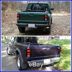 For 1993-1999 Ford Ranger LED Tail Light Black Smoke Brake Rear Lamps Left+Right