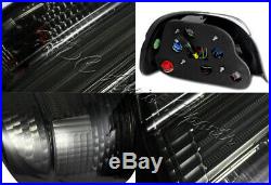 For 1997-2000 BMW E39 528i/540i/M5 LED Chrome Housing Smoke Lens Tail Lights