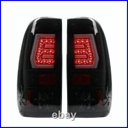 For 1997-2003 Ford F150 F-150/99-1907 F250 F350 LED Tube Tail Lights Brake Lamps