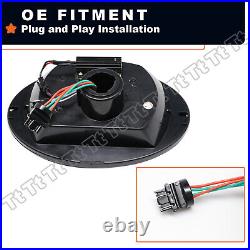 For 1997-2004 Chevy C5 Corvette Halo LED Tail Lights Lamp with Hyperflash Harness