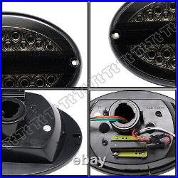 For 1997-2004 Chevy C5 Corvette Halo LED Tail Lights Lamp with Hyperflash Harness