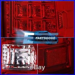 For 1999-2006 Chevy Silverado 1500/2500 Hd Led Tail Lights Rear Lamps Red Lens