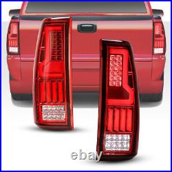 For 1999-2006 Chevy Silverado/99-2002 GMC Sierra 1500 2500 3500 LED Tail Lights
