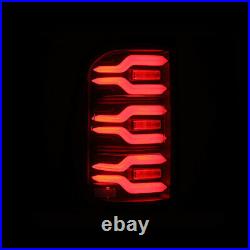 For 19-22 Ram 1500 LUXX-Series LED Tail Lights Black Red WithSwitch Back LED