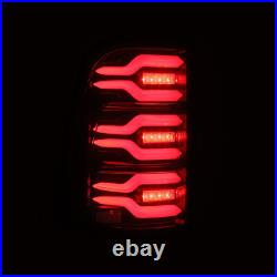 For 19-24 Ram 1500 Black Red Smoke Lens Luxx Sequential LED Tail Lights Lamps