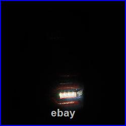 For 19-24 Ram 1500 Black Red Smoke Lens Luxx Sequential LED Tail Lights Lamps