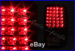 For 2000-2006 Chevy Tahoe Suburban 1500 2500 LED Red/Smoke Rear Tail Lights Lamp