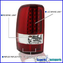For 2000-2006 Yukon Denali Tahoe Suburban LED Tail Lights Brake Lamp Red