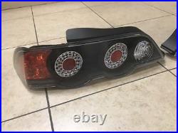 For 2002-2004 Acura Rsx L. E. D. Look Black Tail Lights L + R