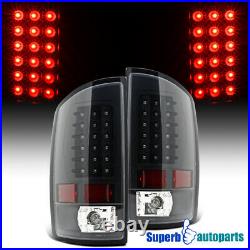 For 2002-2006 Dodge Ram 1500 2500 3500 LED Tail Lights Brake Lamp Black