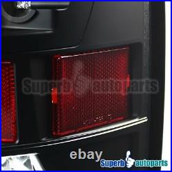 For 2002-2006 Dodge Ram 1500 2500 3500 LED Tail Lights Brake Lamp Black