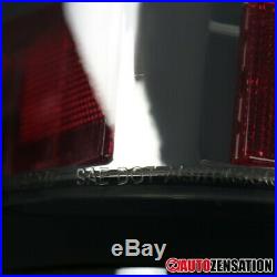 For 2003-2006 Chevy Silverado 1500 2500 Smoke Full LED Tail Lights Brake Lamps
