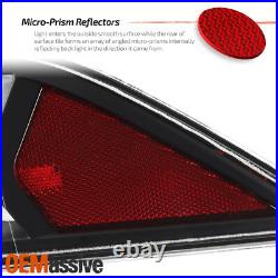 For 2004-2008 Acura TSX LED Light Bar Tail Lights Brake Lamp Black Housing For 2004-2008 Acura TSX LED Light Bar Tail Lights Brake Lamp Black Housing