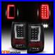 For 2004-2008 Ford F150 Styleside V2 Light Bar LED Black Tail Lights LH+RH Pair