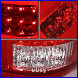 For 2004-2008 Ford F150/lobo Pair Red Housing Dual 3d Led Bar Tail Light/lamps