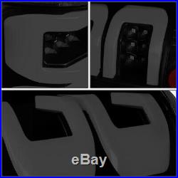 For 2004-2008 Ford F150/lobo Pair Tinted Housing Dual 3d Led Bar Tail Light/lamp