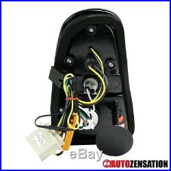 For 2005-2006 Mini Cooper S Black Clear Full LED Tail Brake Lights Signal Lamps